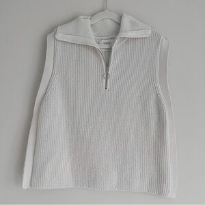 Zara half zip sweater vest